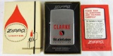 Un-Used 1964 Clarke Studebaker Co. Advertising Zippo Lighter in Original Box