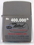 Un-Used 1971 National Homes 400,000th Home Advertising Zippo Lighter