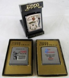 Lot (3) Vintage Zippo Rule Tape Measures MIB