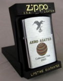 Un-Used 1994 Akro Agates Marbles Collectors Club Zippo Lighter MIB