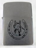 Rare 1958 Victory Horseshoes Advertising Zippo Lighter