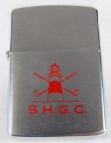 Rare 1963 Sankaty Head Golf Club (Nantucket Island) SHGC Zippo Lighter