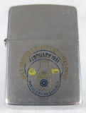 1964 Teamsters Local 207 Milk Drivers & Dairy Employees Zippo Lighter