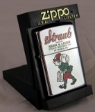 NOS Un-Used 2002 Straub Brewery Straub Beer Advertising Zippo Lighter MIB