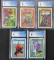 Lot (5) 1990 Impel Marvel Universe Series 1 Trading Cards All CGC 9 Mint