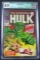 Incredible Hulk #102 (1968) Key 1st Issue/ Silver Age Marvel CGC 8.0-Q