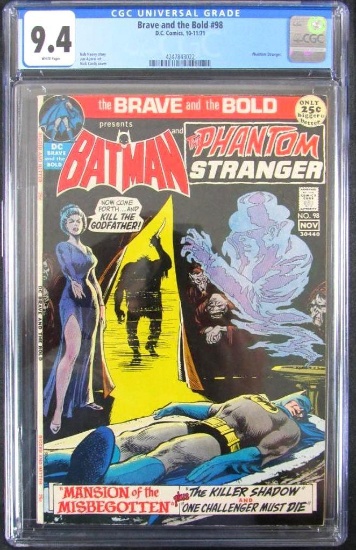 Brave and The Bold #98 (1971) Batman/ Phantom Stranger Nick Cardy CGC 9.4!