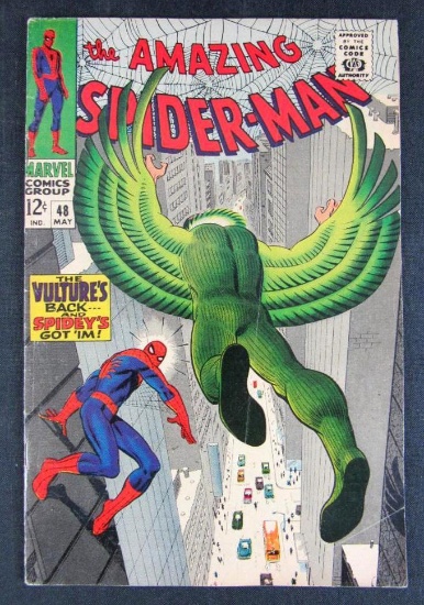 Amazing Spider-Man #48 (1967) Silver Age Classic Vulture Cover!