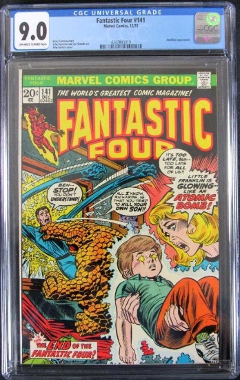 Fantastic Four #141 (1973) Bronze Age/ Early Annihilus Appearance CGC 9.0