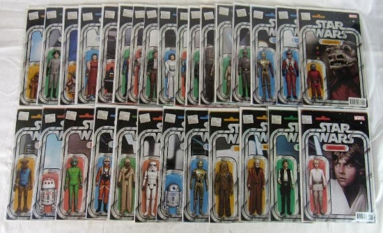 Lot (29 Diff) Star Wars Marvel Comics Action Figure Variant Covers