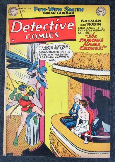 Detective Comics #183 (1952) Golden Age Batman & Robin