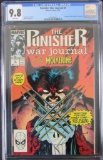 Punisher War Journal #6 (1989) KEY 1st Meeting w/ Wolverine/ Jim Lee Cover CGC 9.8