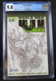World War Hulk #1 (2007) Diamond Retailer Sketch Variant CGC 9.8