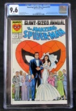Amazing Spider-Man Annual #21 (1987) Key Mary Jane Wedding CGC 9.6