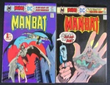 Man-Bat #1 & #2 (1975) Bronze Age DC Comics