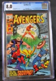 Avengers #72 (1970) Silver Age 1st Appearance The Zodiac CGC 8.0