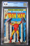 Iron Man #100 (1977) Bronze Age Key Issue/ Classic Cover CGC 9.4