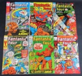 Fantastic Four Late Silver Age Lot #104, 107, 108, 109, 110, 111