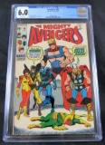 Avengers #68 (1969) Silver Age Ultron-6 Appearance/ Great Cover! CGC 6.0