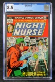 Night Nurse #3 (1973) Bronze Age Marvel Classic Series! CGC 8.5