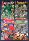 Avengers Silver Age Lot #35, 36, 41, 45