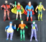 Lot (7) Vintage 1984 Kenner DC Super Powers Figures
