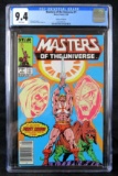 Masters of the Universe #1 (1986) Marvel Newsstand/ Key 1st Issue CGC 9.4
