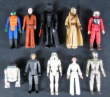 Lot (10) Vintage 1970's/80's Star Wars Kenner Figures