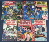 Sgt. Fury Silver Age Marvel Lot #26, 27, 28, 35, 38, 46, 51