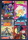 Detective Comics Silver Age Lot #323, 374, 382, 419
