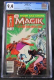 Magik #1 (1983) Newsstand/ Bronze Age X-Men Newsstand CGC 9.4