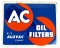 Excellent Antique AC Oil Filters Metal Sign 12 x 14