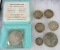 Estate Found Lot of Vintage Foreign Silver Coins