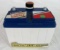Vintage Delco Battery Ceramic Jim Beam Whiskey Decanter