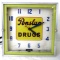 Excellent 1950's Penslar Drugs Neon Advertising Clock