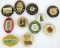 Lot (11) Antique Advertising Pocket Mirrors (Many Tobacco)
