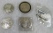 Lot (5) Assorted US Silver Eagle Coins w/ Uncirculated & Proof