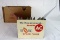 Excellent Vintage AC Spark Plugs Fire Ring Metal Service Station Catalog Rack w/ Original Box