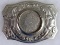 Vintage Belt Buckle w/ 1900 Morgan Silver Dollar by Chambers Belt Co.