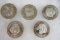 Lot (5) 1979 Costa Rica 100 Colones Silver Coins