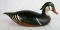 Beautiful Signed Gary Gitchell (Dowagiac, MI) Carved Wood Duck Decoy w/ Glass Eyes