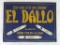Antique El Dallo Cigars Felt Advertising Blanket / Banner (12x9)