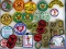 Grouping Vintage Boy Scouts of America BSA Sewn Patches