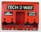 Antique Tech-2-Way Tube/ Tire Repair Kit Metal Display Cabinet