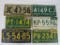 Lot (6) Antique 1950's/60's Michigan License Plates (Some w/ Tabs)