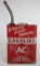 Vintage AC Fire Ring Spark Plugs 2-Gallon Metal Gas Can