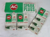 Vintage AC Lawn Mower Spark Plugs Full Box (8)