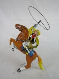 Antique Marx Tin Wind-Up Cowboy on Horse