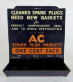 Excellent Antique AC Spark Plug Gasket Tin 