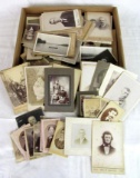 Large Lot of Antique Photos & Cabinet Photos